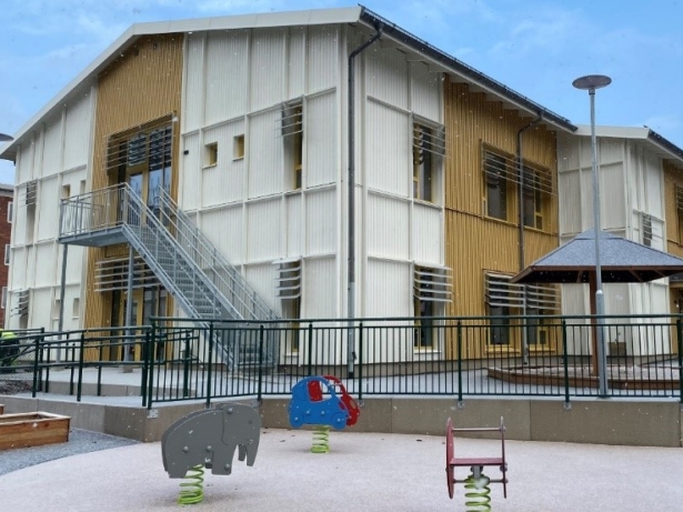 Öppet hus på nyinvigda förskolan Nygården
