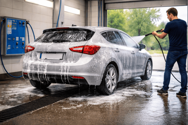 Tvätta bilen