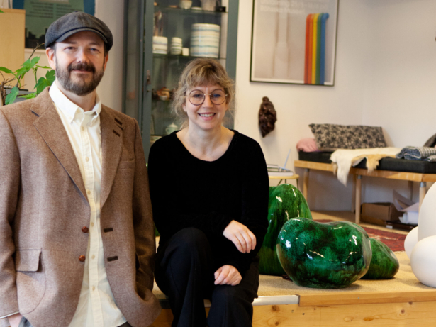 Konstnärsparet Markus Åkesson och Ellen Ekh Åkesson